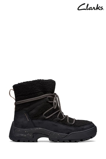 Clarks Black WLinedComb ATLHike UP WP Boots (381077) | £150