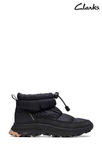 Clarks Black Combi Atl Trek Lace Up Boots (381148) | £120