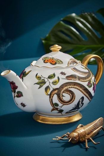 Spode White Creatures of Curiosity Teapot (381762) | £84