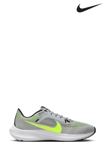 Nike Grey Pegasus 40 Running Trainers (382181) | £120