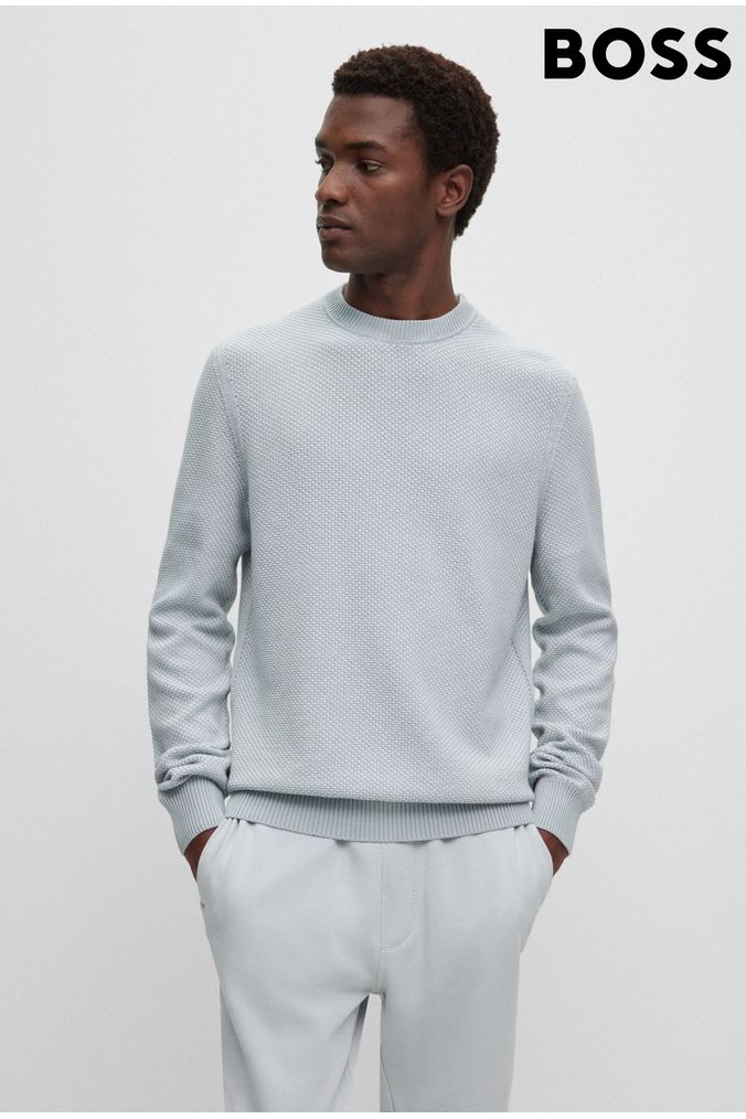 Boss hotsell grey jumper