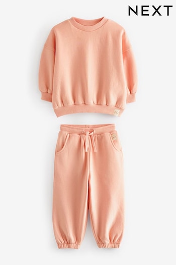 Pink Sweat Top and Jogger Set (3mths-7yrs) (382929) | £14 - £18