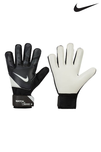 Nike girls Black Match Soccer Goalkeeper Gloves (383829) | £25