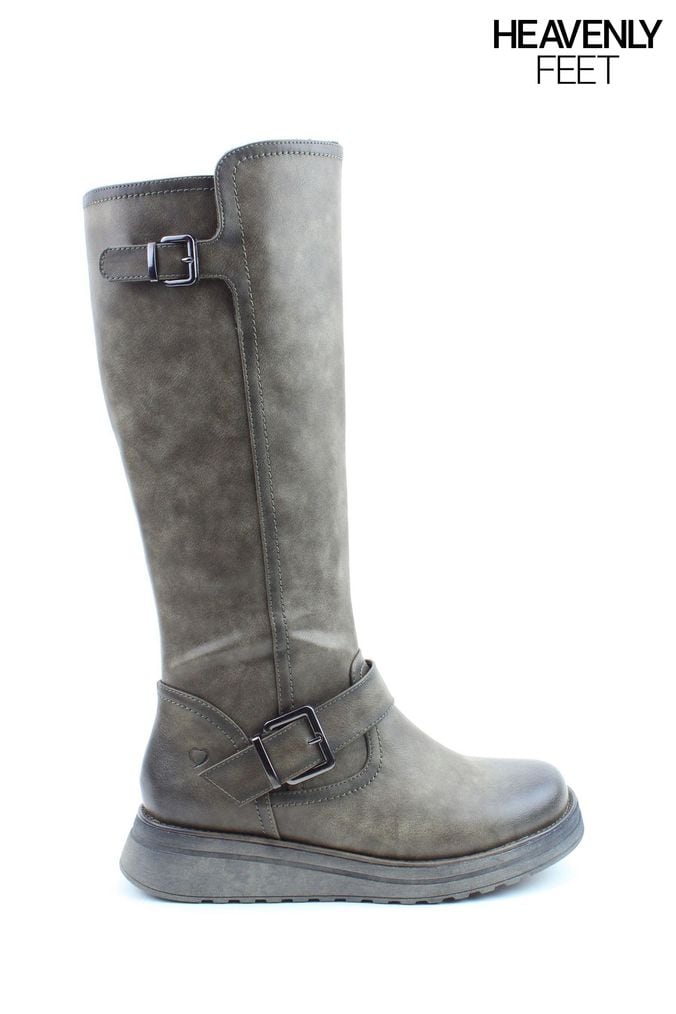 Heavenly feet top knee high boots