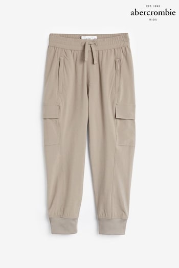 Abercrombie & Fitch Neutral Beige Utility Cargo Joggers (385550) | £42