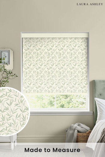 Laura Ashley Green Hedgerow Made To Measure Roller Blind (385569) | £58