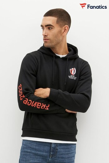 Fanatics Black Rugby World Cup 2023 Map Hoodie (385595) | £55