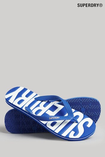 Superdry Blue Vegan Flip Flops (385812) | £20