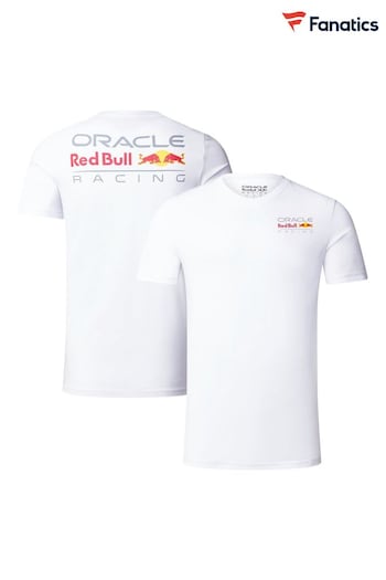 Fanatics Oracle Red Bull Racing Large Logo White T-shirt Unisex (385863) | £29