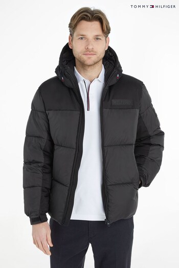 Tommy Hilfiger New York Hooded Black Jacket (385925) | £300