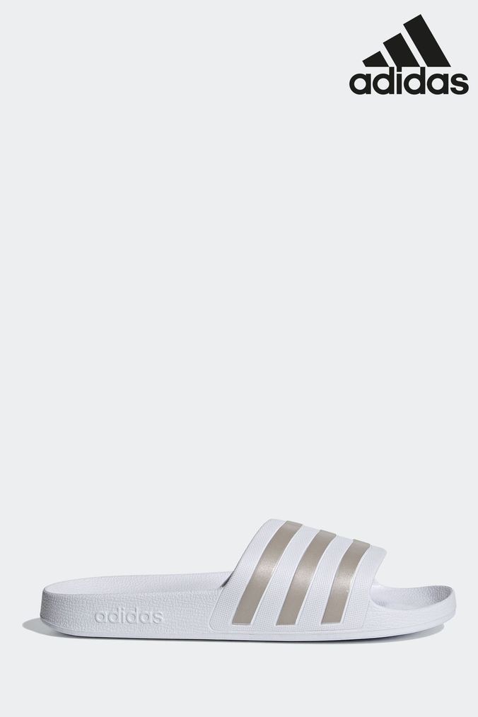 Ladies white slides on sale