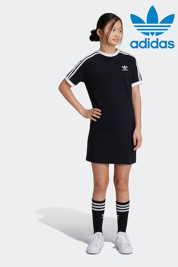 adidas Black Kids Adicolor T-Shirt Dress (387343) | £33