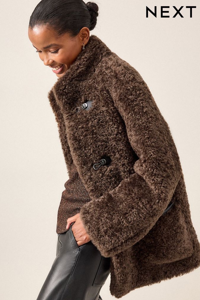 Next fur shop jacket