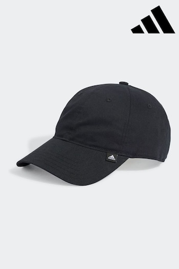adidas Black Small Logo Baseball Cap (387379) | £13