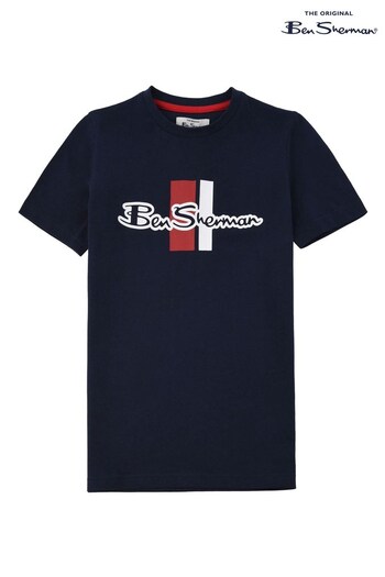 Ben Sherman Blue Mod Script T-Shirt (387568) | £13 - £16