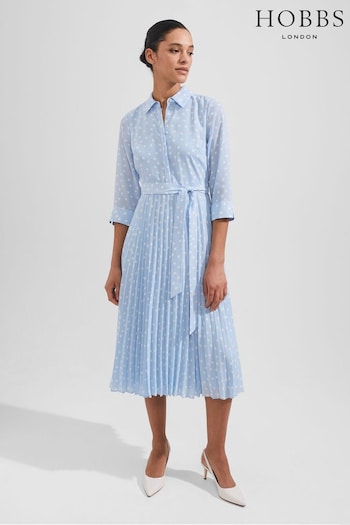 Hobbs Blue Leona Dress (387669) | £169