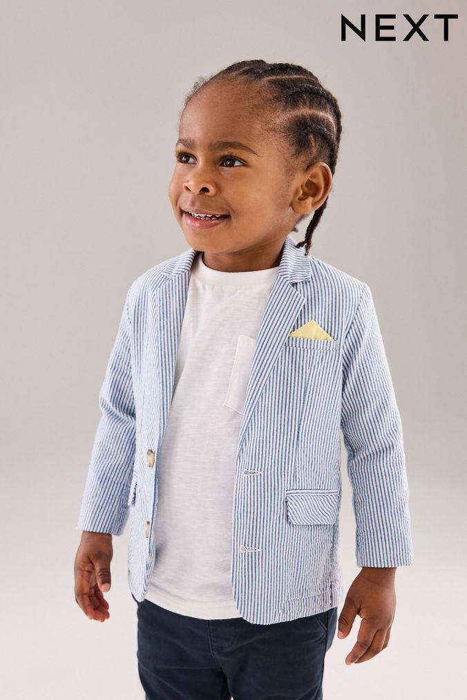 Boys white blazer outlet