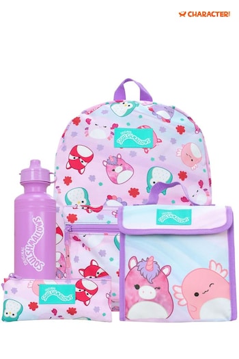 Character Purple Squishmallows 4 Pc Backpack Set (388812) | £33