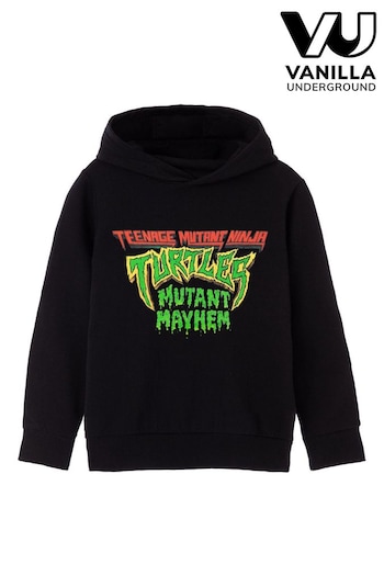 Vanilla Underground Black Teenage Mutant Ninja Turtles Boys Licensed Hoodie (389052) | £20