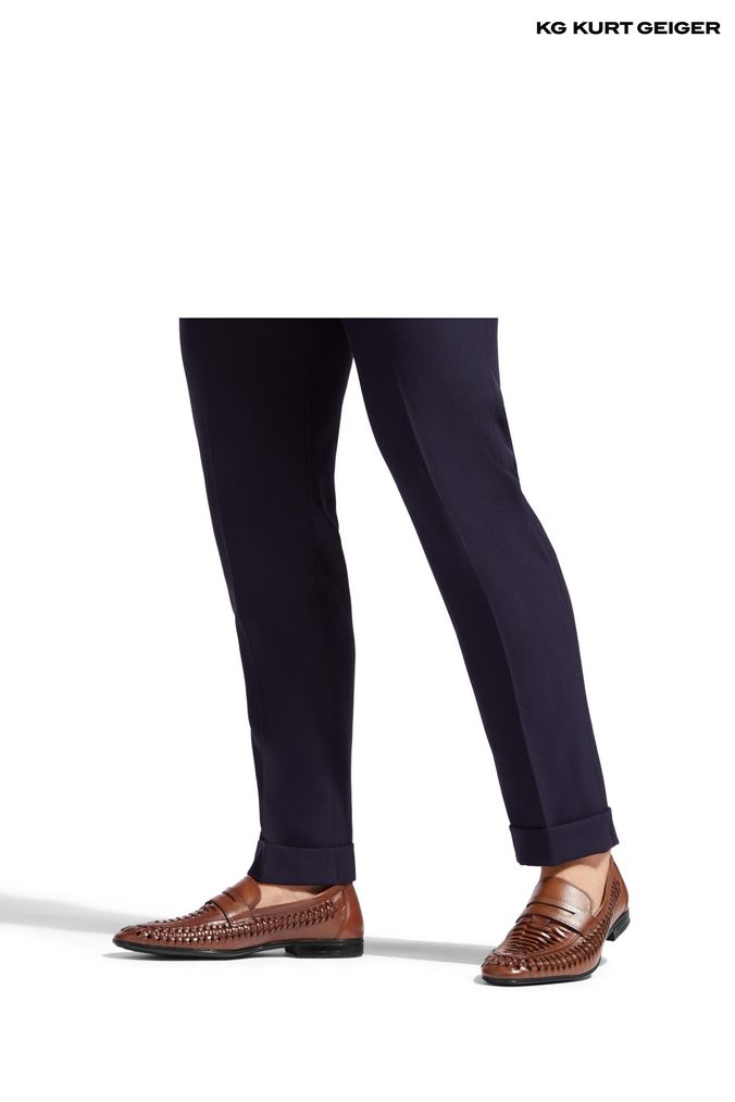 Mens lattice loafers best sale