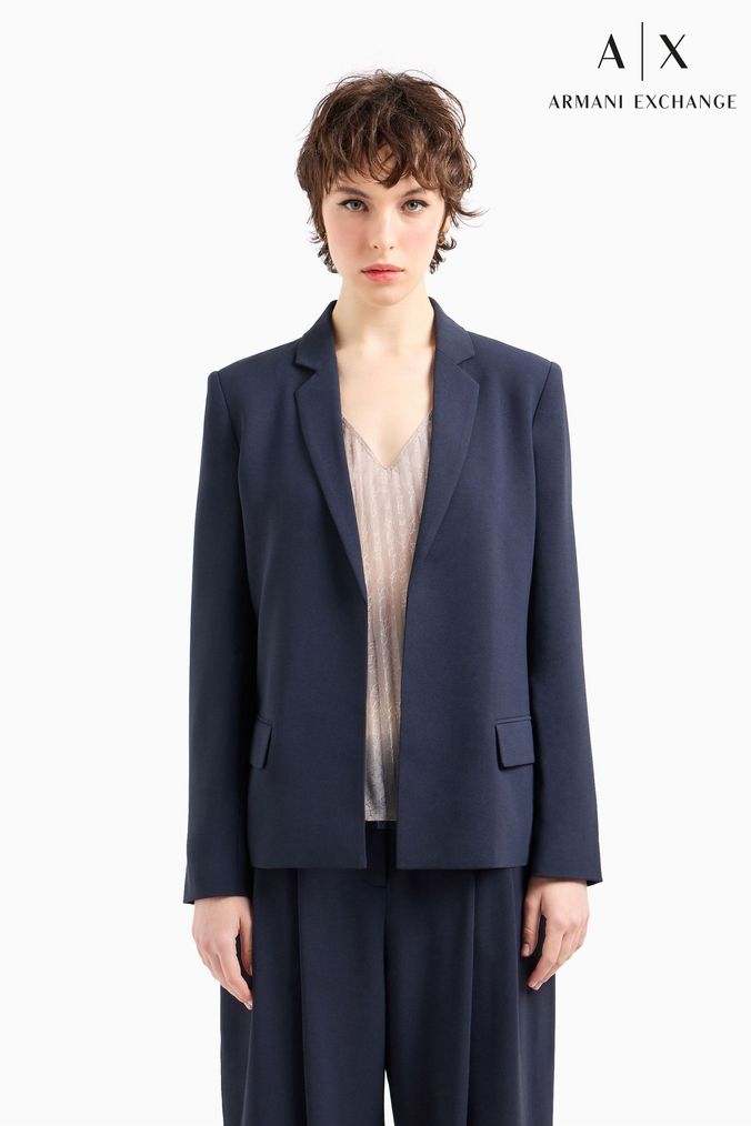 Buy Women s Armani Exchange Blazer Premiumbrands Online Next UK