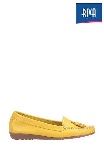 Riva Yellow Aldons Moccasin with Snafles Shoes (390093) | £75