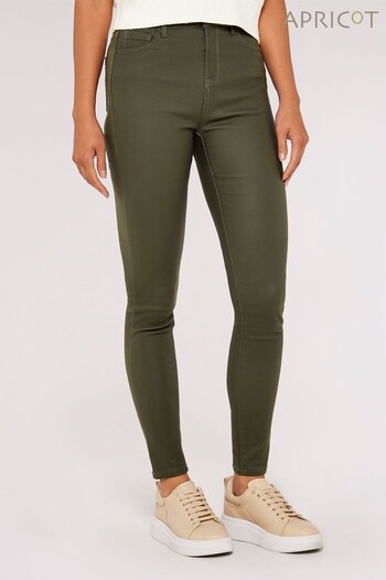 Apricot Green Sienna Mid Rise Skinny Jeans msgm (390324) | £39