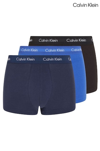 Calvin Klein Cotton Stretch Low Rise Trunks 3 Pack (390381) | £42