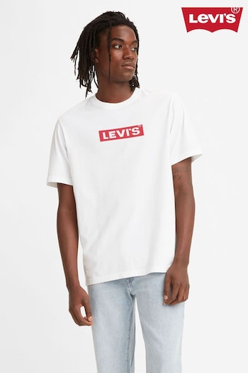 Levi's® Cream Oversized Box Tab T-Shirt (390712) | £20