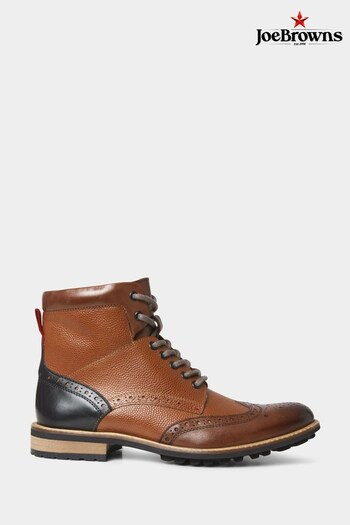 Joe Browns Brown Mix Up Premium Leather Boots (391557) | £90