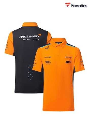 Fanatics Orange McLaren 2023 Team Polo Shirt (392466) | £50