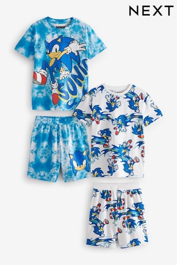 Blue Sonic 2 Pack Short Pyjamas (3-14yrs) (392572) | £25 - £32