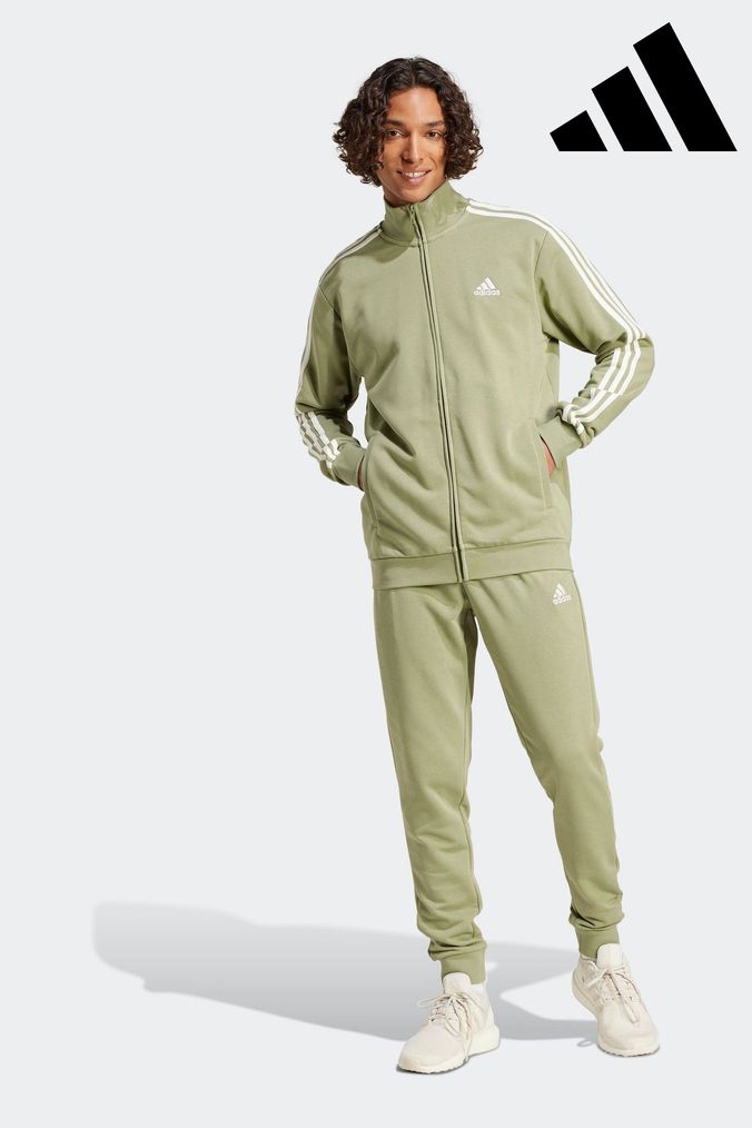 Pink and green adidas tracksuit hot sale