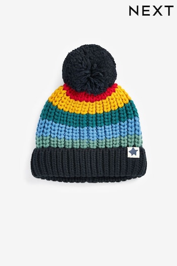 Rainbow Pom Hat (3mths-16yrs) (392770) | £6 - £8