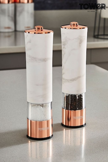 Tower White Electric Salt & Pepper Mill (392880) | £25