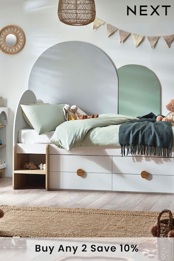 White Arches Junior Kids Cabin Bed Frame (393006) | £599