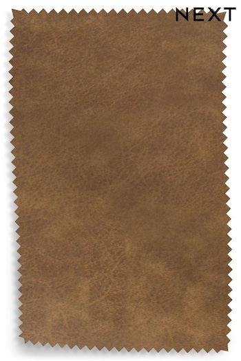 Antiqued Leather Light Tan Fabric Sample (393378) | £0