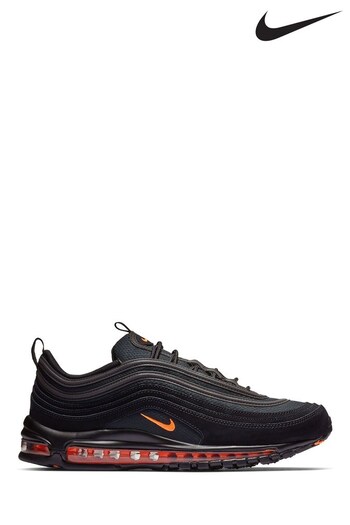 Nike Black/Orange Air Max 97 Trainers (393396) | £170