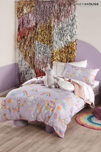 Linen House Kids Multi Kids Unicorniverse Duvet Cover And Pillowcase Set (393892) | £30 - £60