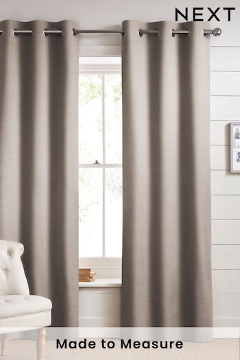 Pewter Grey Eloise Made To Measure Curtains (394869) | £44