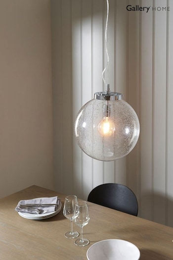 Gallery Home Silver Mazzy Ceiling Light Pendant (395046) | £147