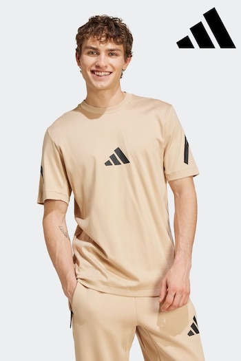 adidas Brown Z.N.E. T-Shirt (395166) | £33