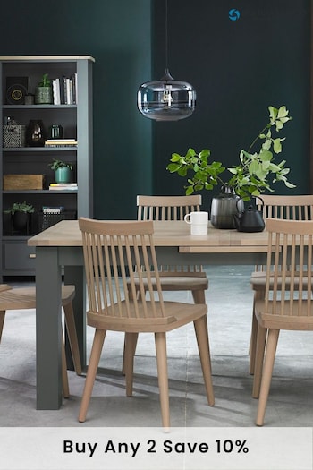 Bentley Designs Grey Oakham 4 To 6 Seater Extending Dining Table (395444) | £930