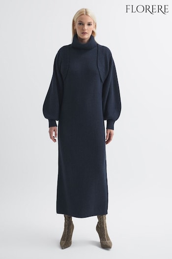 Florere Knitted Blouson Sleeve Shrug (395729) | £128