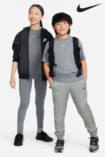 Nike Grey Dri-FIT Multi + Training T-Shirt (395960) | £18
