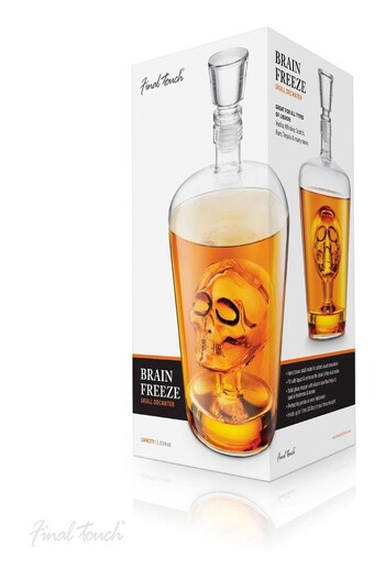 Jeray Clear Final Touch Brain Freeze Skull Decanter (396591) | £30