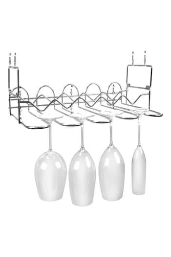Jeray Chrome Vinology Undercabinet Bottle and Glass Rack (396710) | £35