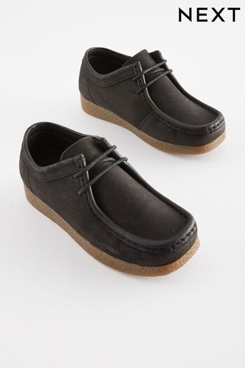 Black Suede Lace-Up Shoes (397073) | £32 - £42