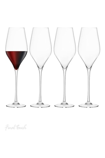 Jeray Clear Final Touch Set of 4 Durashield Red Wine Glasses (397113) | £40