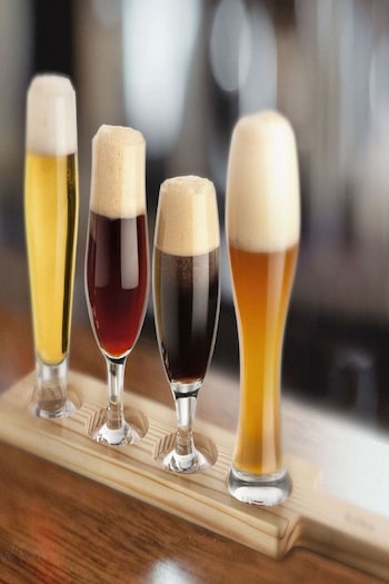 Jeray Clear Final Touch Wooden 6 Piece Beer Tasting Set (397463) | £50